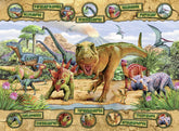 Ravensburger Dinosaurs - 100 Piece Jigsaw Puzzle for Kids - Every Piece is Unique, Pieces Fit Together Perfectly Multi, 19.5 inches x 14.25 inches
